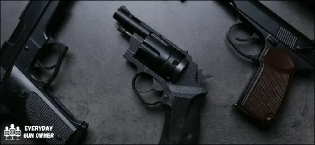 various handguns