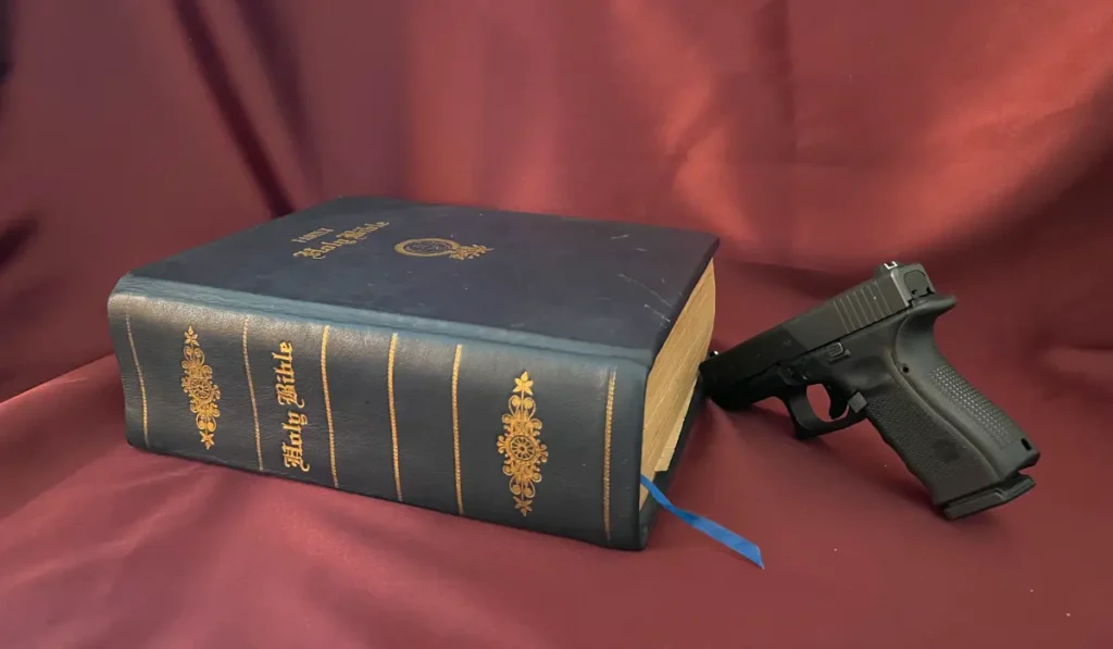 Glock and a Bible