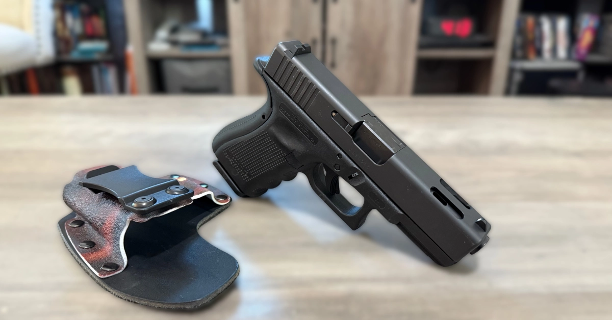 Glock 19C with Inside Waistband (IBW) holster