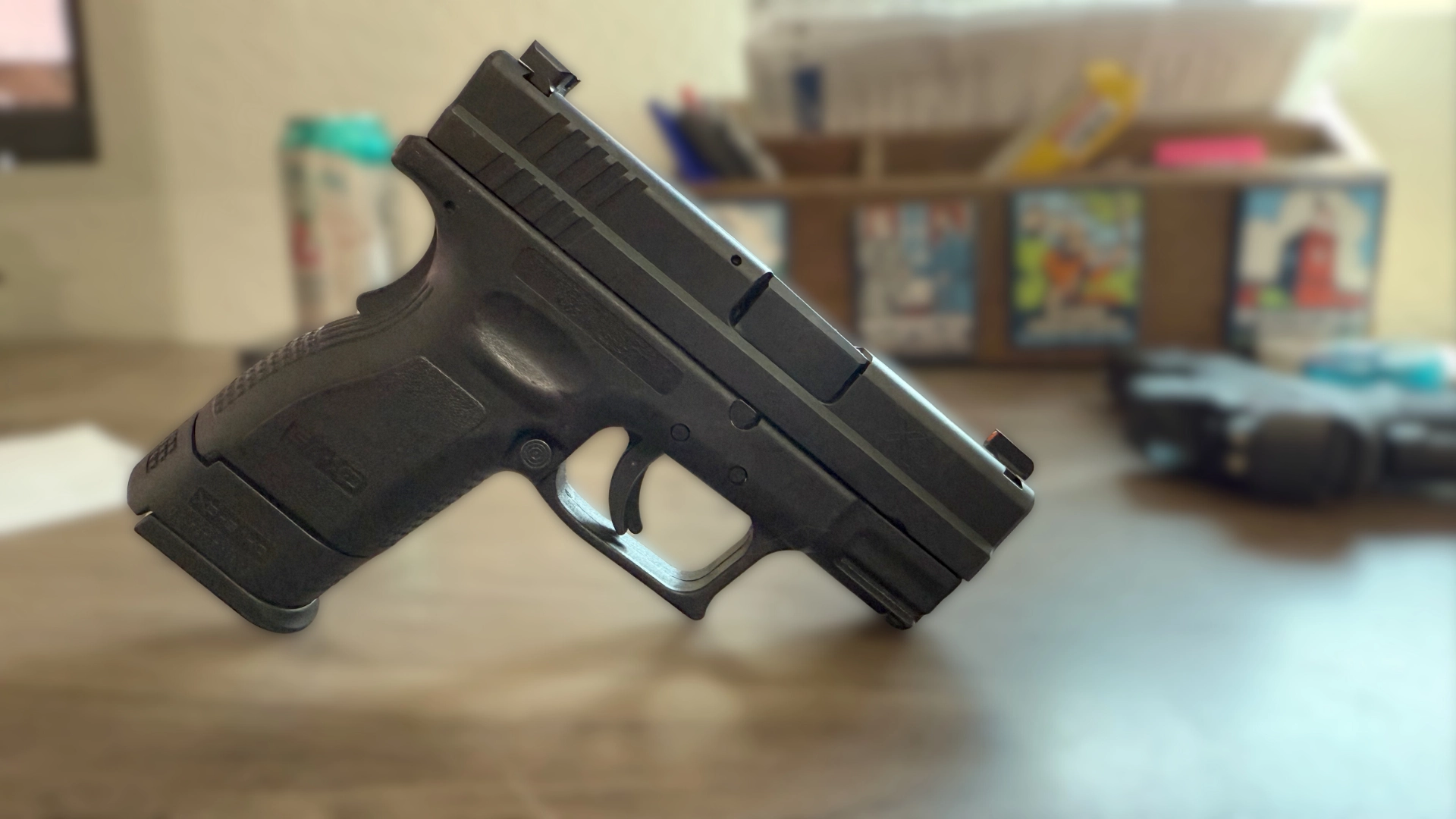 Springfield XD Subcompact 9mm on Desk