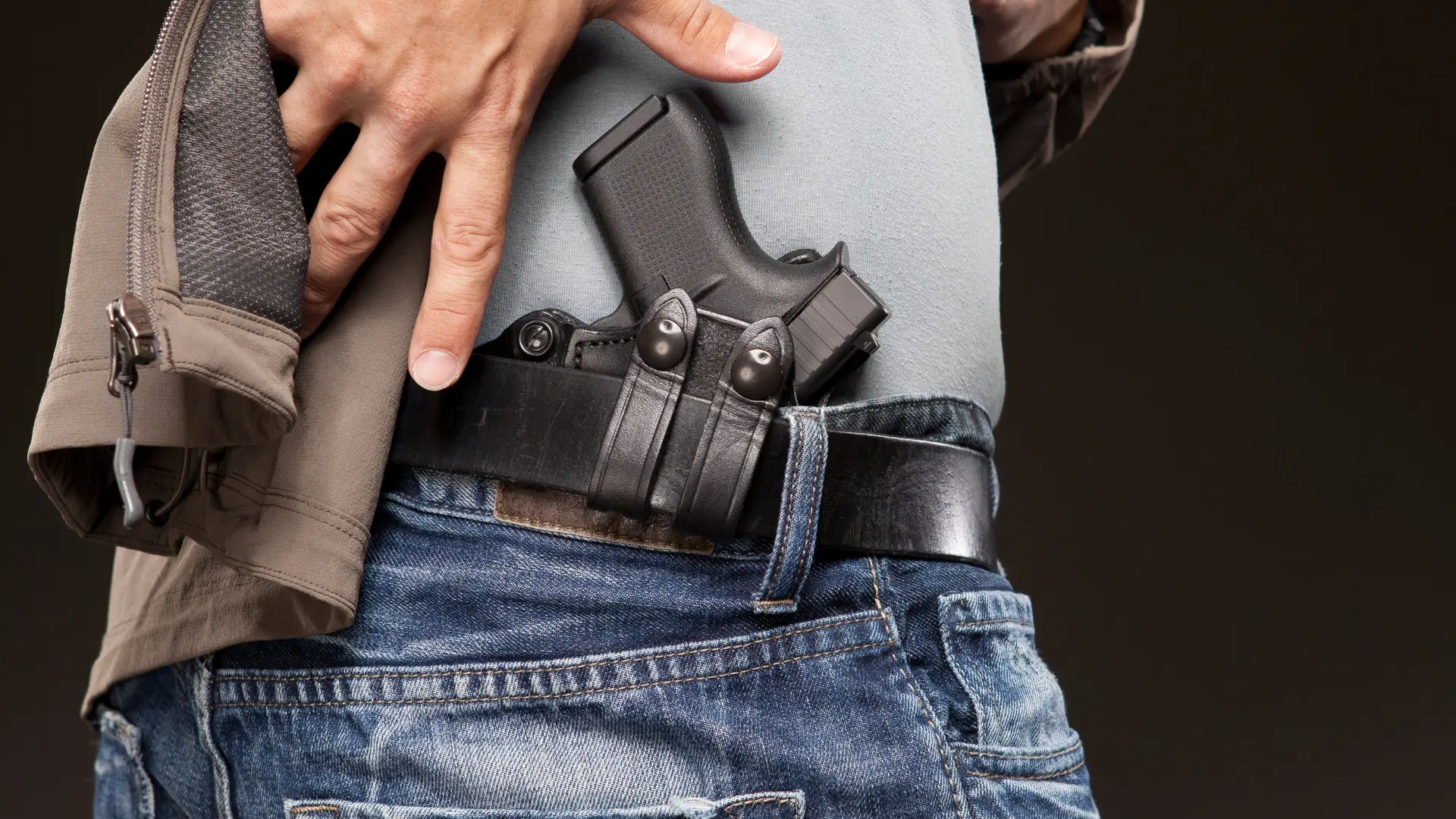 concealed gun inside of pants